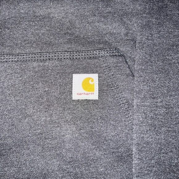 Carhartt Women's Rain Defender Relaxed Fit Graphic Hoodie Sweatshirt Gray 2X (L) - Picture 5 of 7